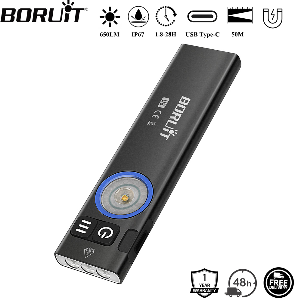 Fishing Light - BORUiT U8 650LM EDC Torcia LED