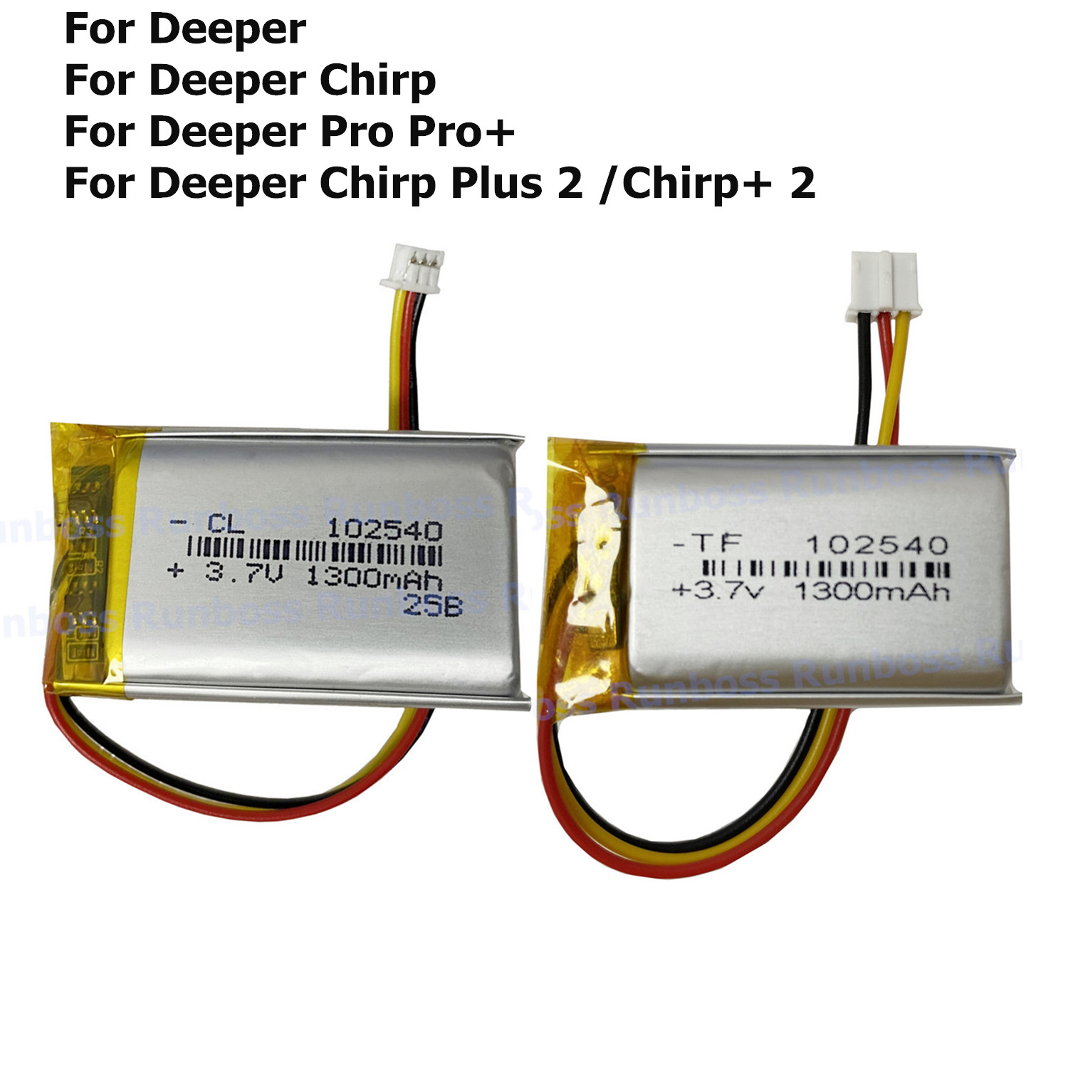 Fish Finder Gps - Nuova batteria da 3,7 V 1300
