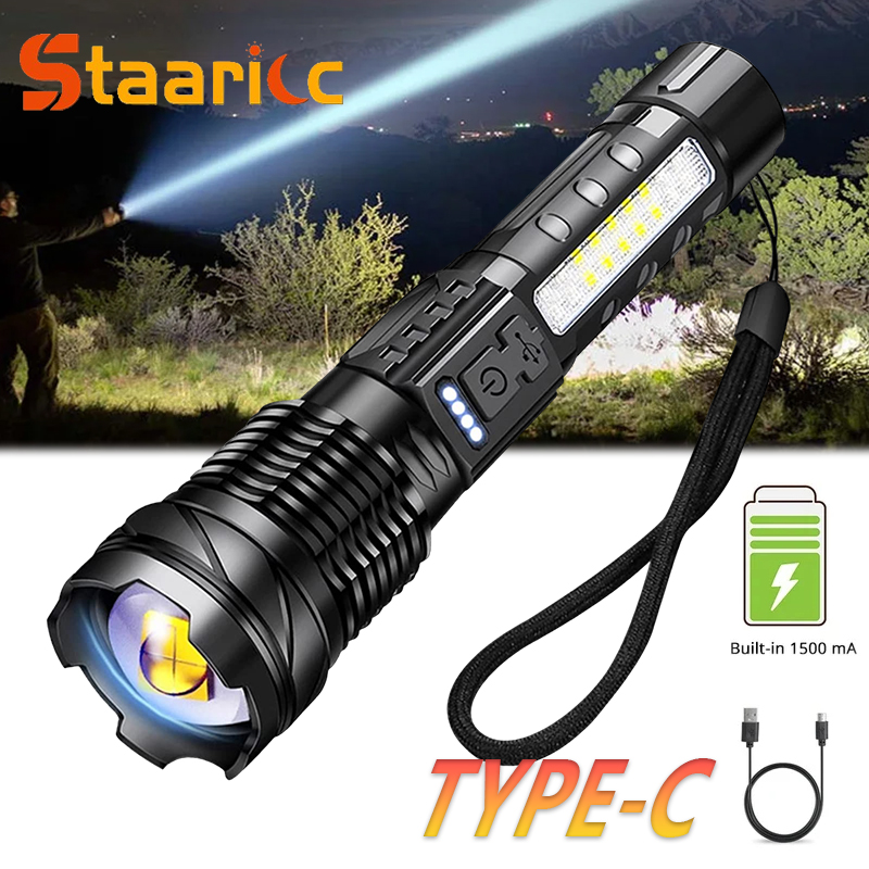 Fishing Light - Potente Torcia LED XHP50 Impermeabile 18650