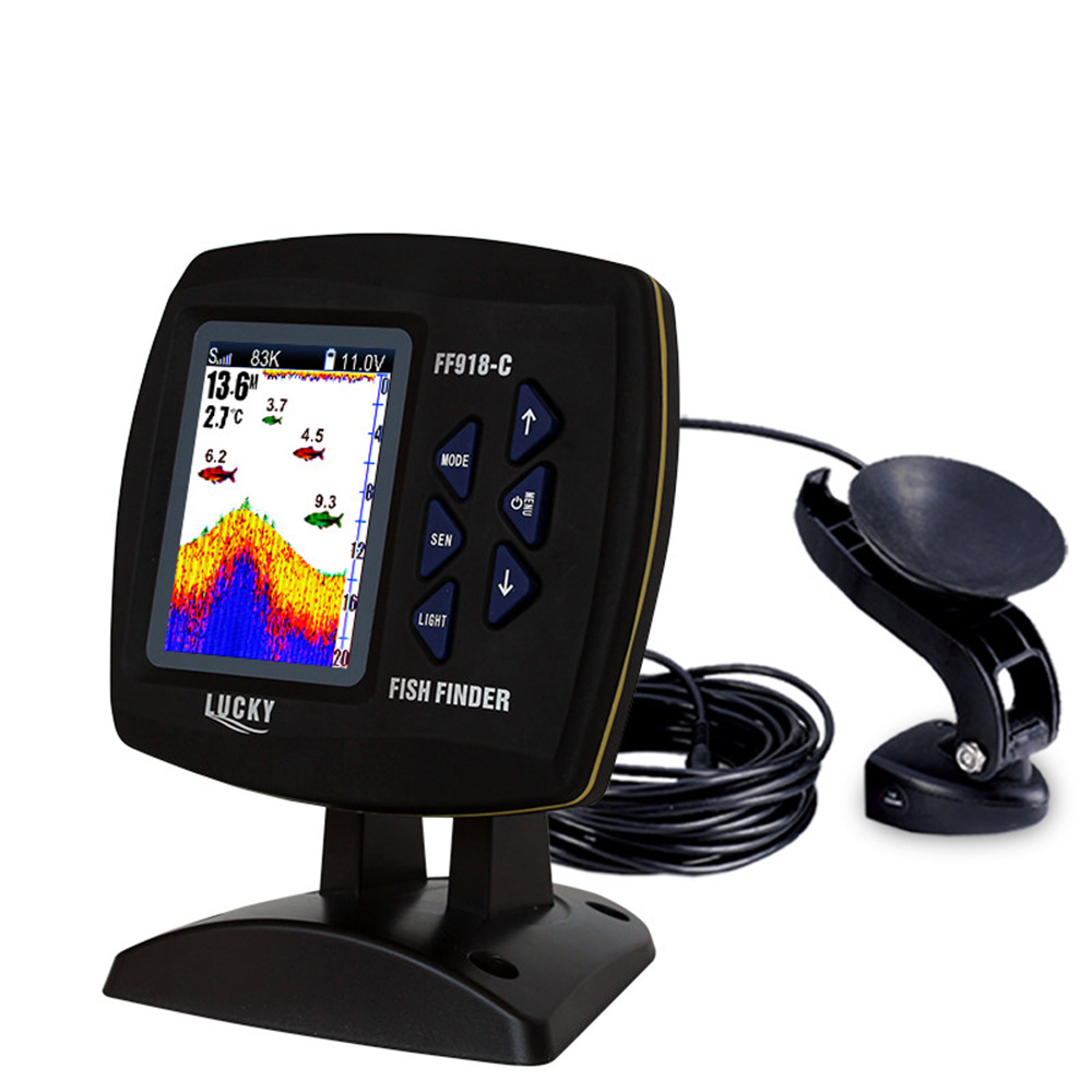 Fishing Depth Finder - FF918-C100DS Fish Finder cablato con schermo