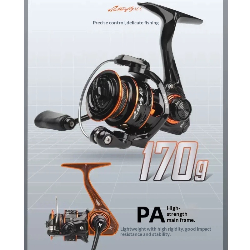 Abu Garcia Reel Revo - Mulinello da pesca a spinning Butterfly