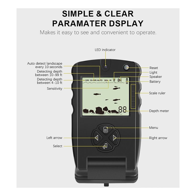 Nuovo Ecoscandaglio Portatile  - Fish Finder Transducer recensione e prezzo