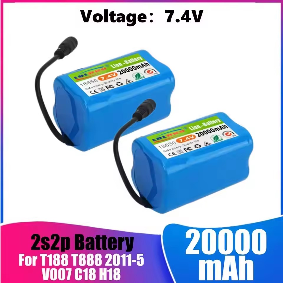 Batteria 7.4V 20000mAh con car - Fish Finder Charger recensione e prezzo