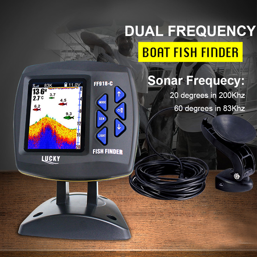 FF918-C100DS Fish Finder cabla - Fishing Depth Finder recensione e prezzo