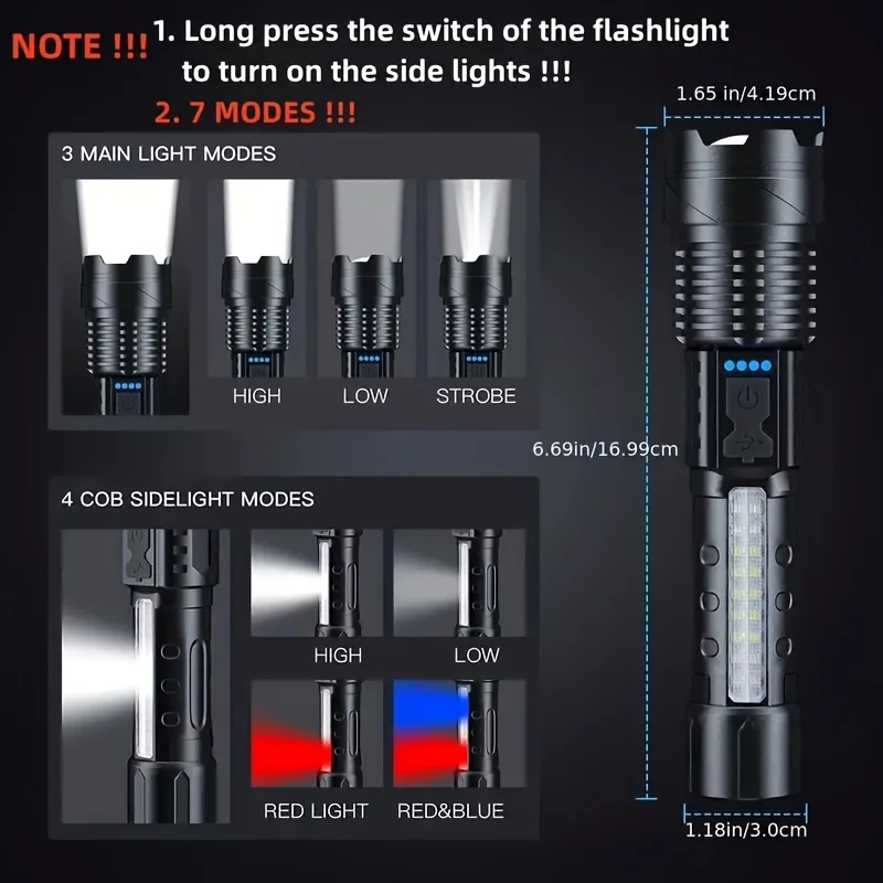 Potente Torcia LED con Indicat - Fishing Light recensione e prezzo